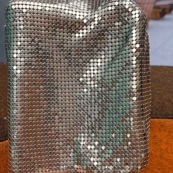 Whiting & Davis Vintage Gold Metal Crossbody Bag RARE - Picture 12 of 12